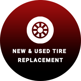 New and used tire replacement